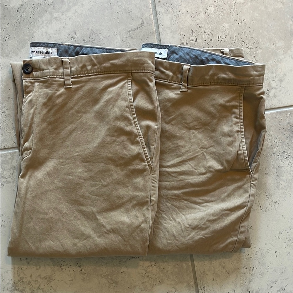 Amazon Essentials Men's Khaki Chinos